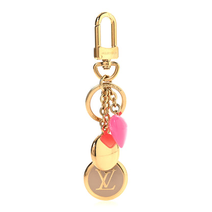 Louis Vuitton Coeurs Heart Bag Charm Key Holder Pink 1 of 3