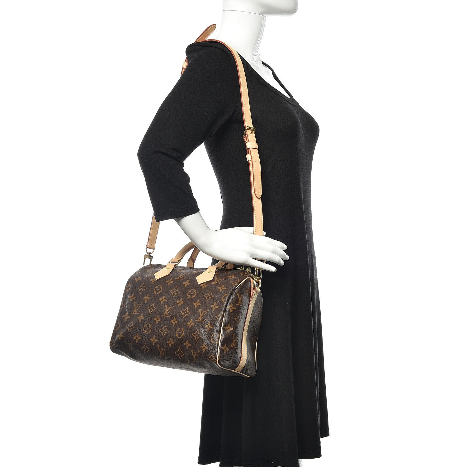 Louis Vuitton Monogram Speedy Bandouliere 25 2 of 10