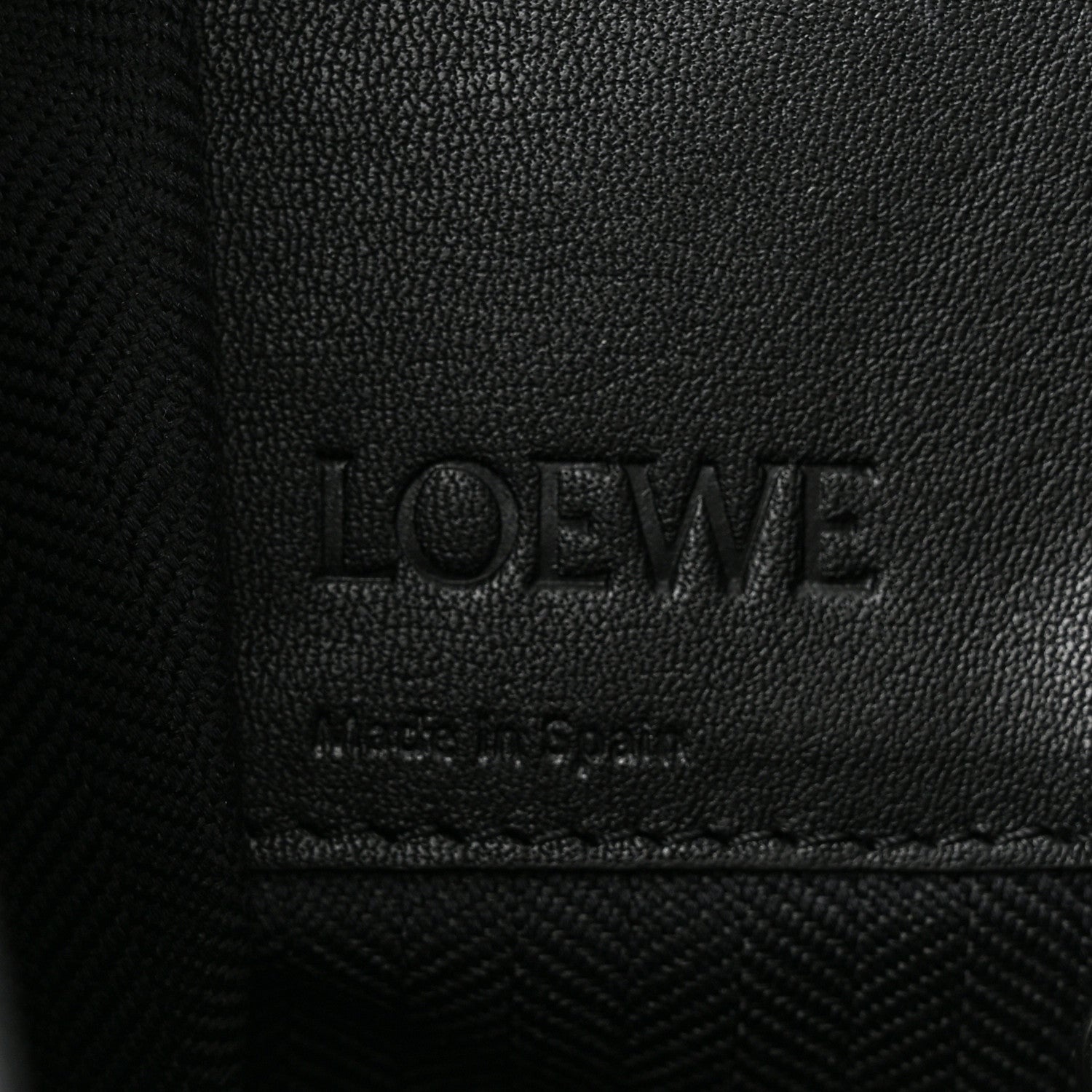 Loewe Calfskin Small Hammock Shoulder Bag Black 6 of 10