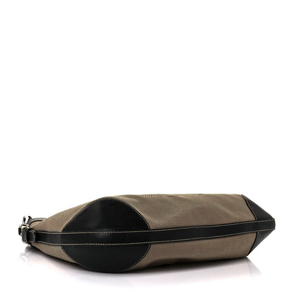 Prada Jacquard Logo Hobo Corda Bruciato 3 of 10