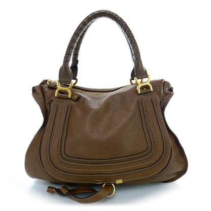 Chloe Leather Large Marcie Satchel 1 of 8