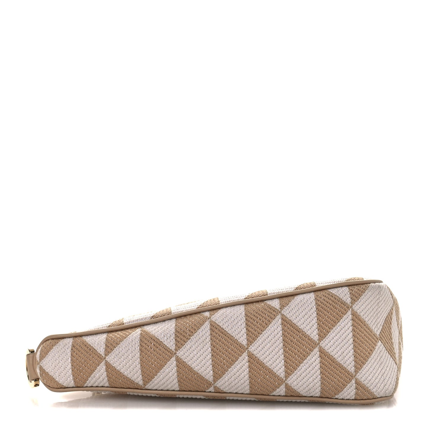 Jacquard Triangolo Symbole Embroidered Mini Triangle Bag Corda Talco