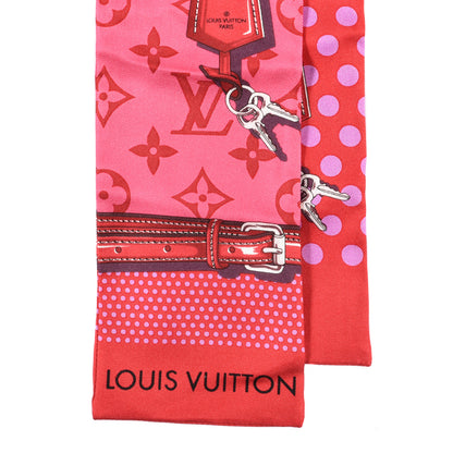 Louis Vuitton Silk Monogram Pop Confidential Bandeau Fuchsia 2 of 3