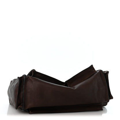 Miu Miu Nappa Utilitaire Shoulder Bag Dark Brown 4 of 12