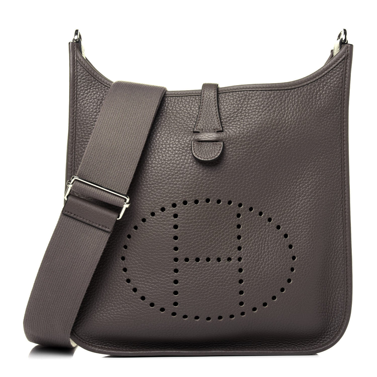 Hermes Taurillon Clemence Evelyne III PM Etain 1 of 14