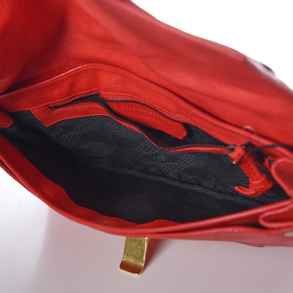 Proenza Schouler Lambskin PS1 Pochette Clutch Bright Red 5 of 8