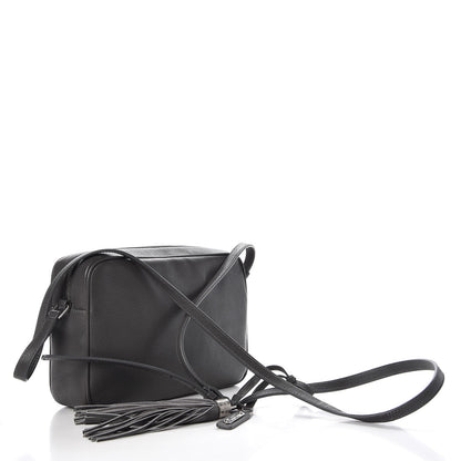 Saint Laurent Calfskin Monogram Small Lou Camera Bag Storm 3 of 7