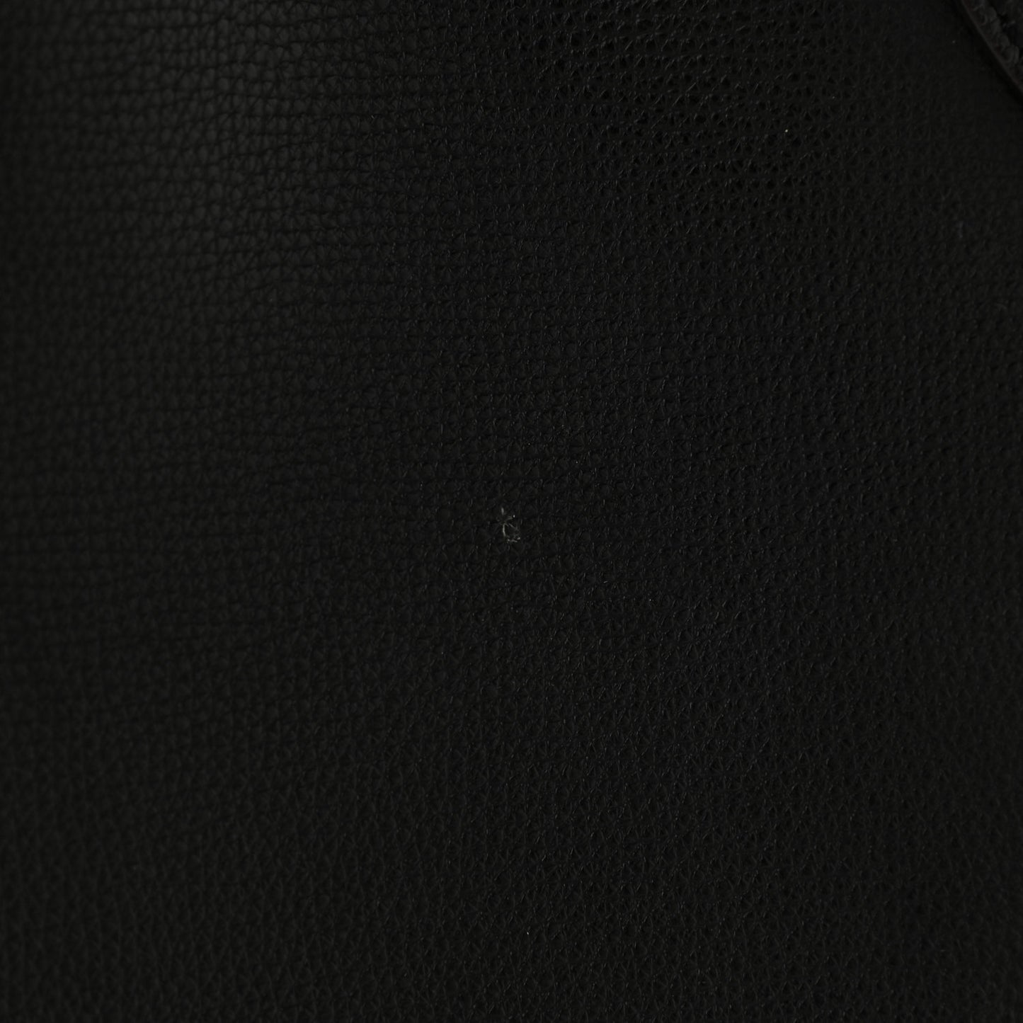 Grainy Calfskin Haymarket Check Medium Reversible Tote Black