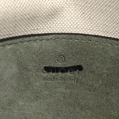 Gucci Micro GG Suede Large Chain Shoulder Bag Sage Green 7 of 12