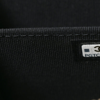 Chanel Caviar Quilted Studded CC Zip Card Holder Black 7 of 8
