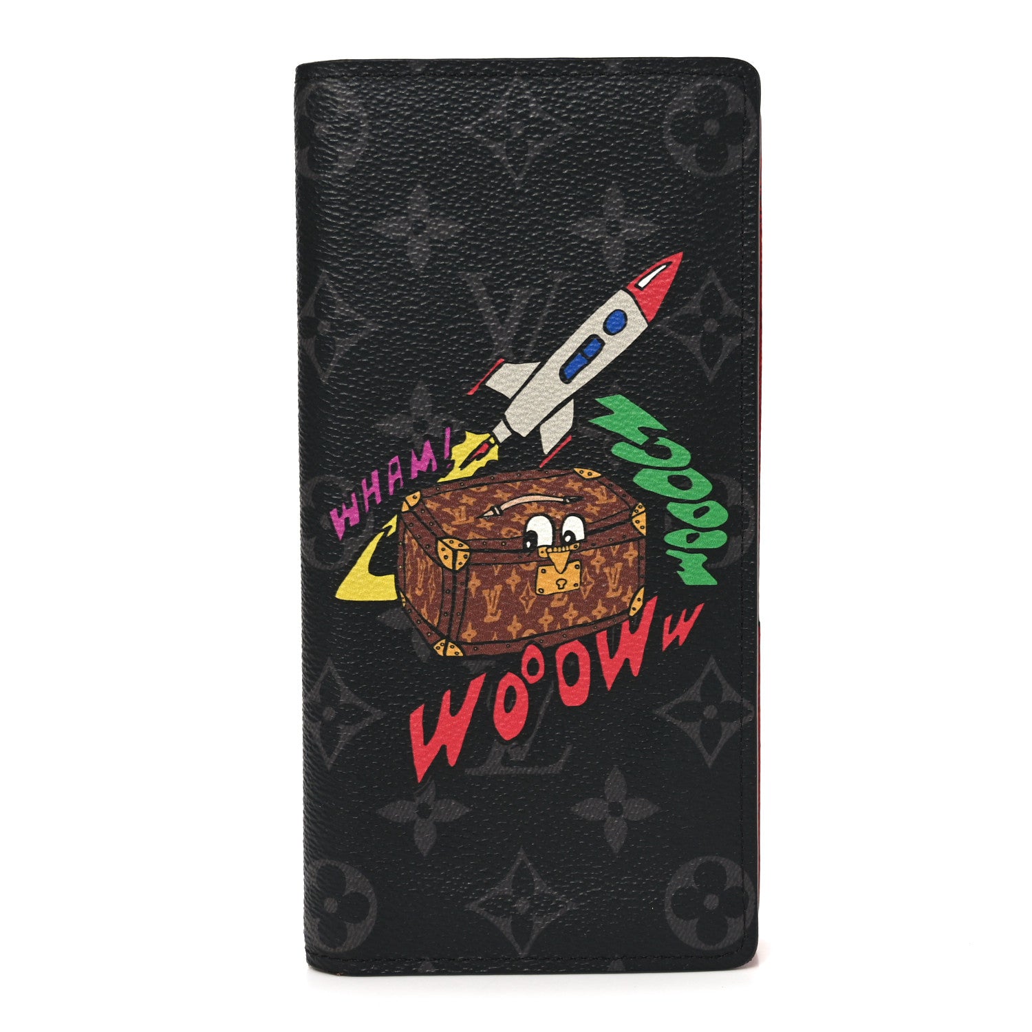 Louis Vuitton Monogram Eclipse Space Age Brazza Wallet 1 of 6