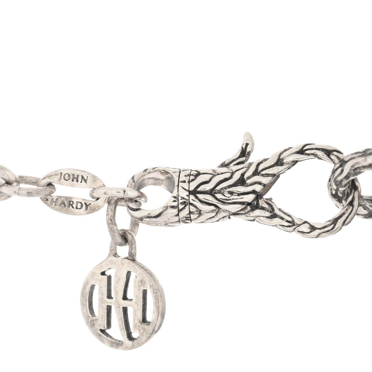 John Hardy Sterling Silver Enamel Blue Topaz Palu Bulan Pendant Necklace 3 of 3