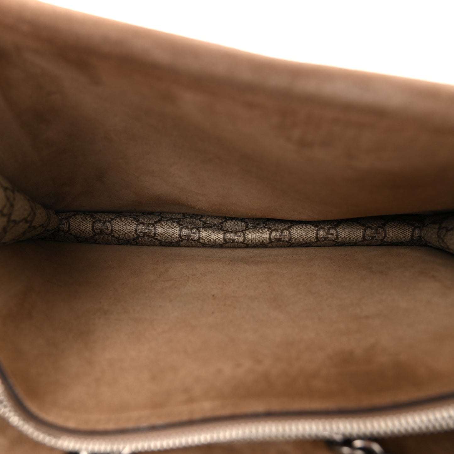 GG Supreme Monogram Medium Dionysus Shoulder Bag Taupe