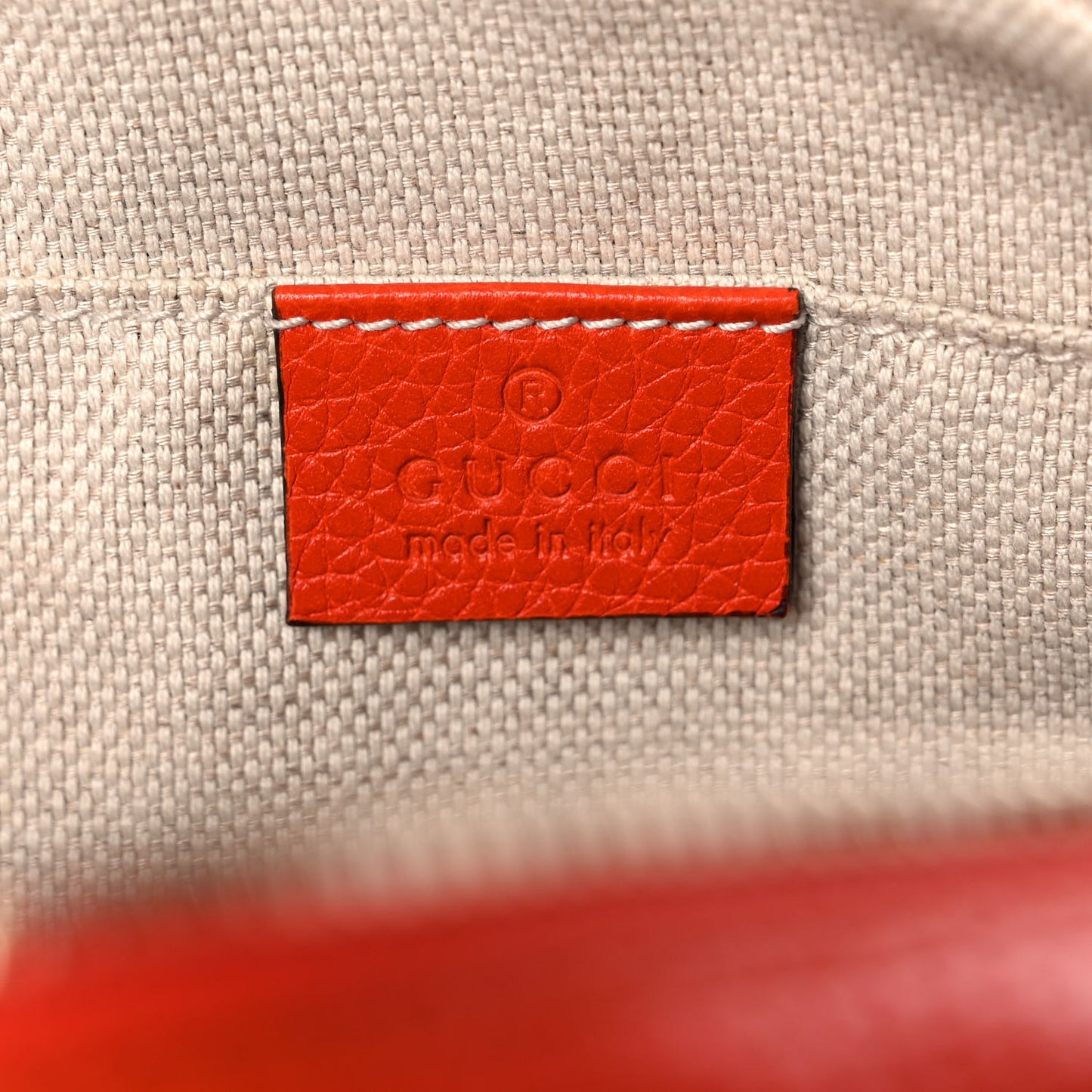 Pebbled Calfskin Small Soho Disco Bag Sun Orange