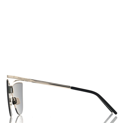 Saint Laurent SL249 Cat Eye Sunglasses Silver 3 of 7