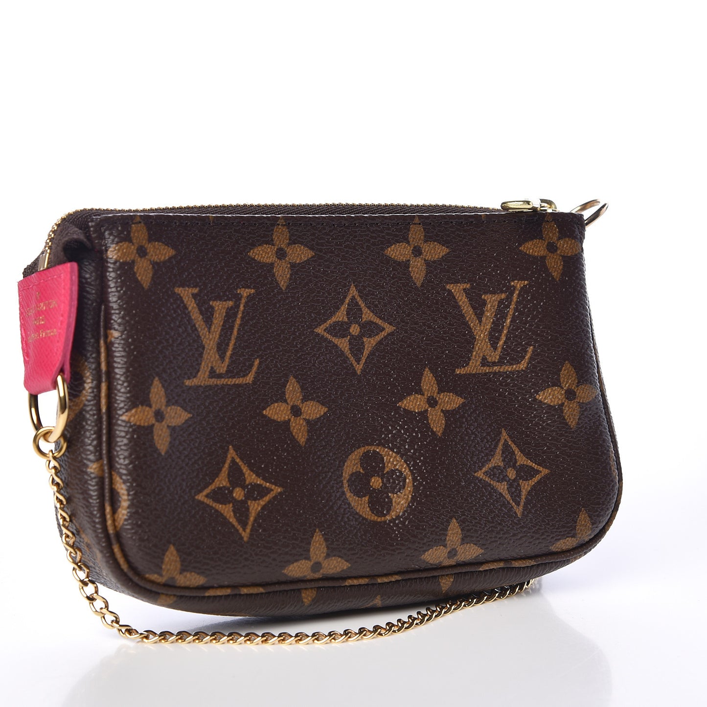 Monogram 2019 Christmas Animation Mini Courchevel Pochette Accessories Fuchsia