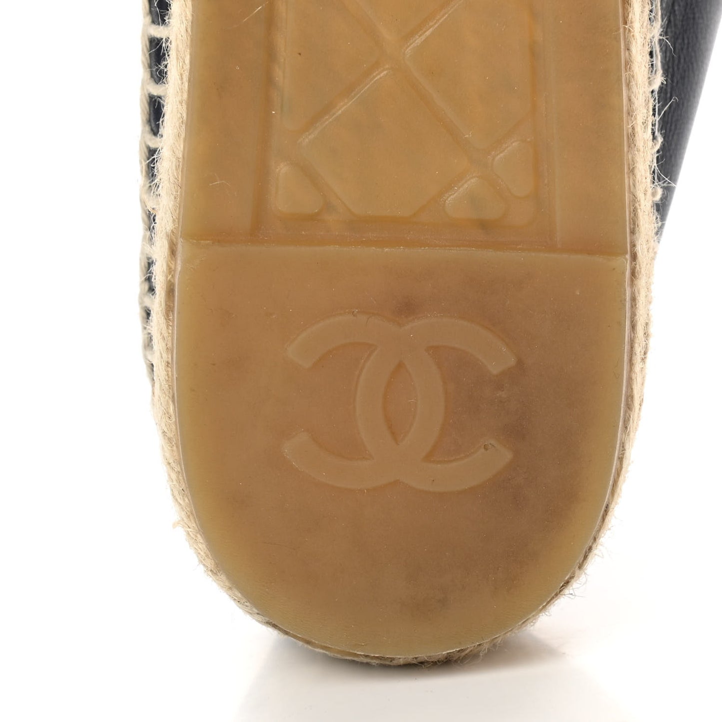 Lambskin CC Espadrilles 39 Navy Black