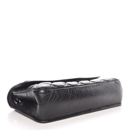 Chanel Aged Calfskin Vintage Ligne Flap Black 4 of 8