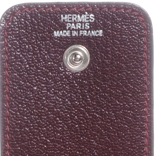 Chevre Mysore Accessory Case Raisin