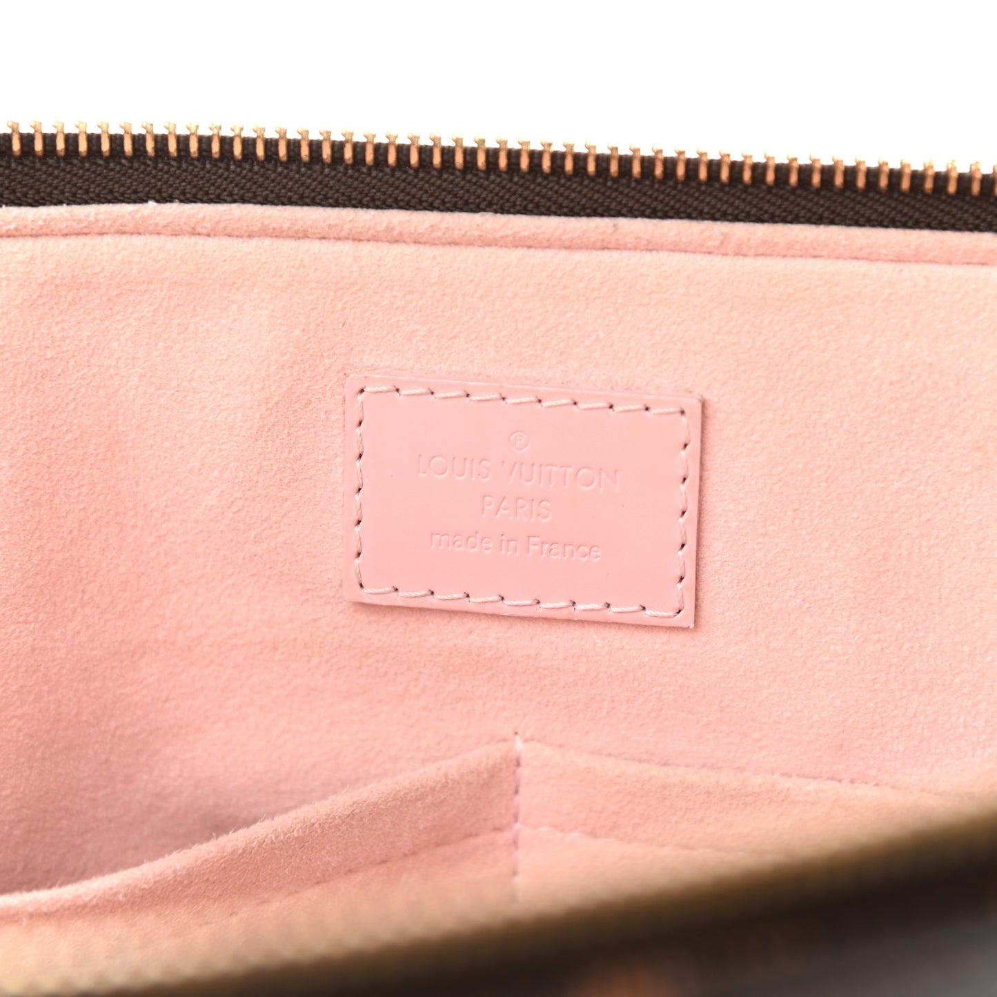 Damier Ebene Caissa Tote PM Rose Ballerine
