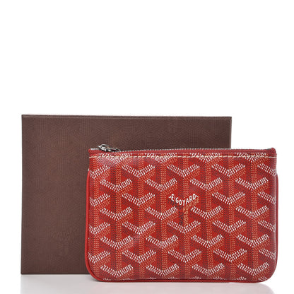 Goyard Goyardine Mini Senat Pochette Red 7 of 7