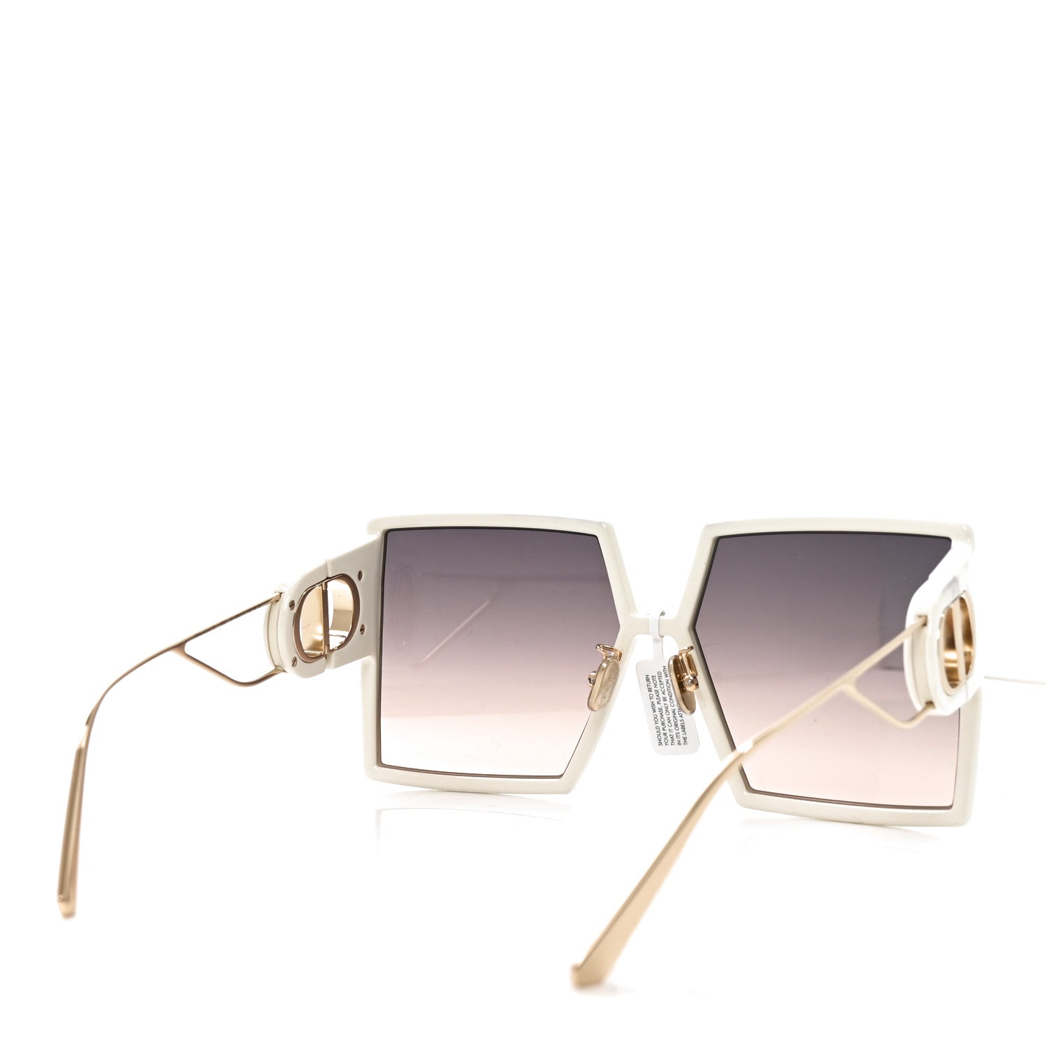 Christian Dior Square 30 Montaigne SU Sunglasses White 8 of 14