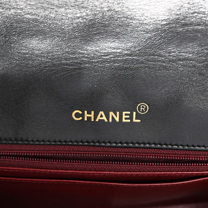 Chanel Lambskin Quilted Medium Single Flap Black 6 of 10