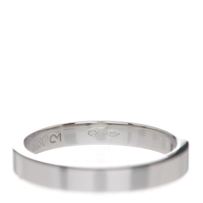 Cartier Platinum 3mm C De Cartier Wedding Band Ring 57 8 6 of 6