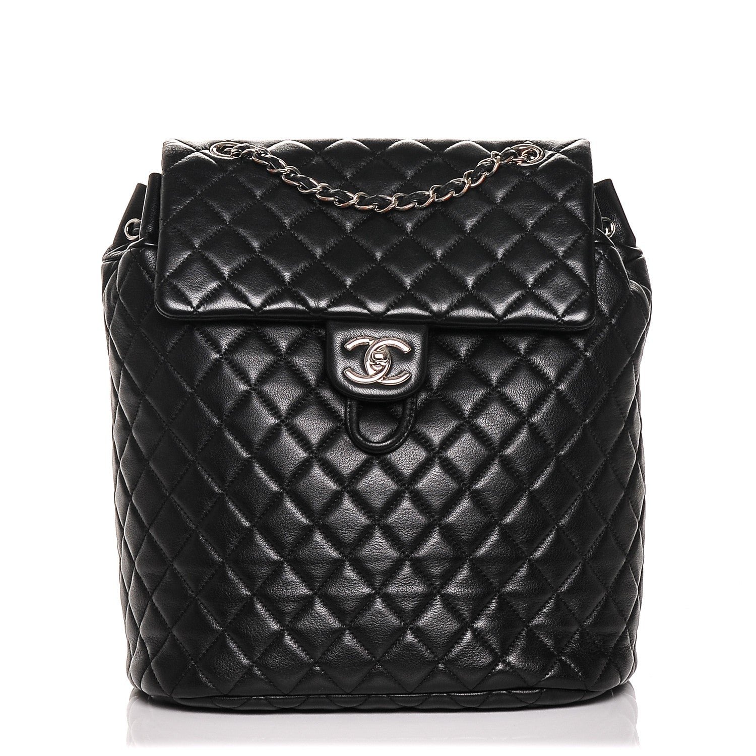 Chanel Lambskin Quilted Large Urban Spirit Backpack Black 1 of 7