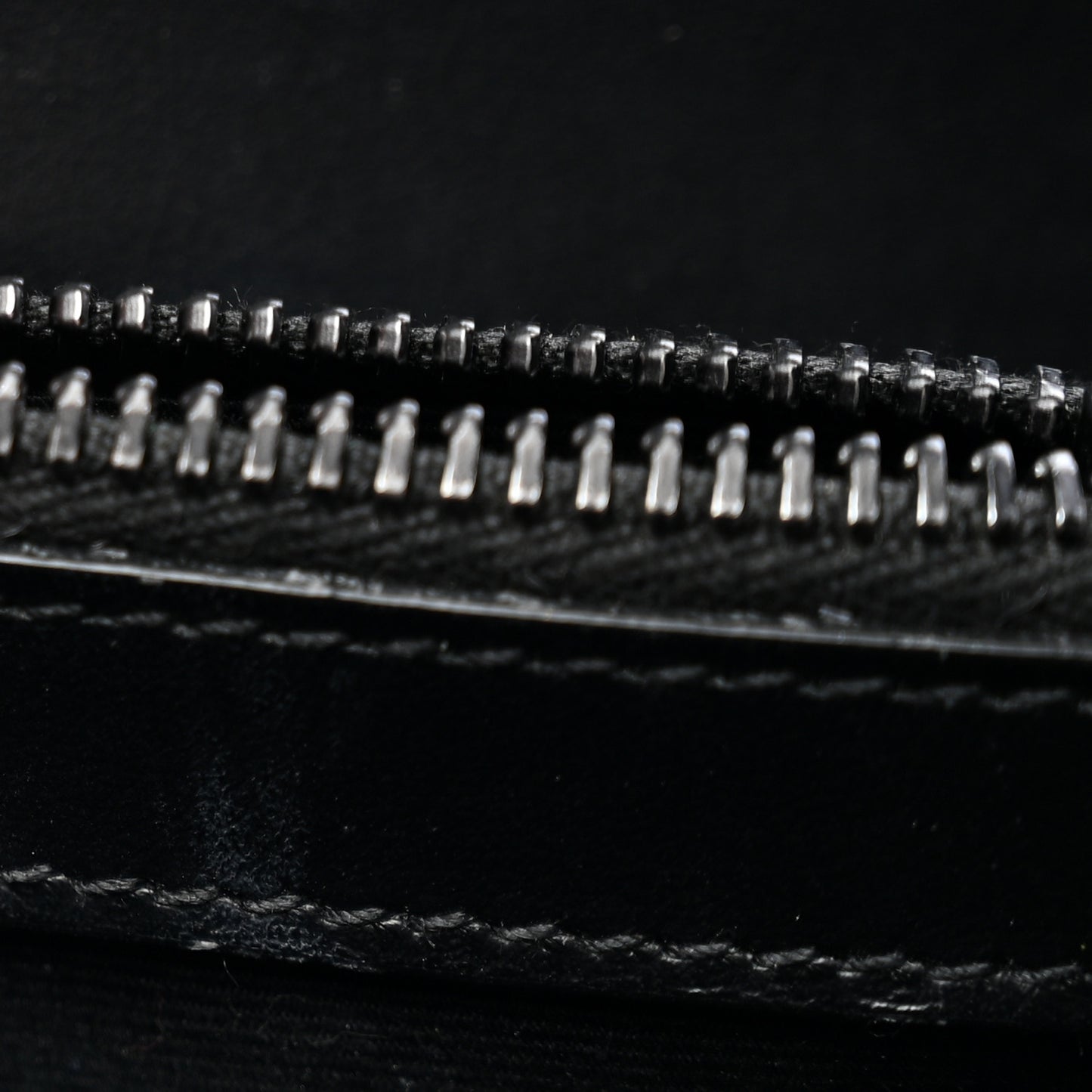 Calfskin Y Quilted Monogram Monochrome Small Loulou Chain Satchel Black