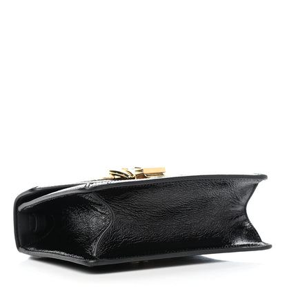 Gucci Velvet GG Monogram Mini Sylvie Top Handle Bag Black 3 of 8