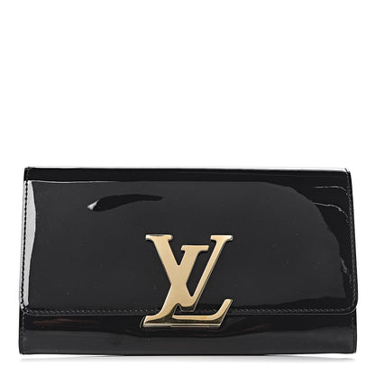 Louis Vuitton Patent Louise Clutch Black 1 of 7