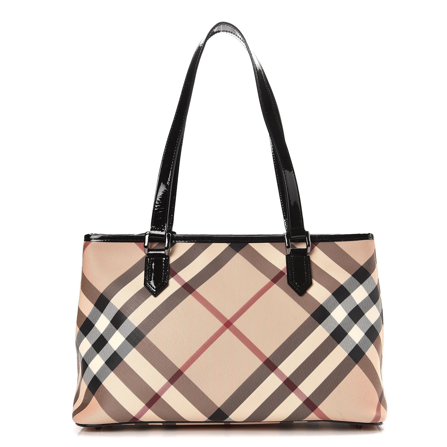 Nova Check Medium Tote Black