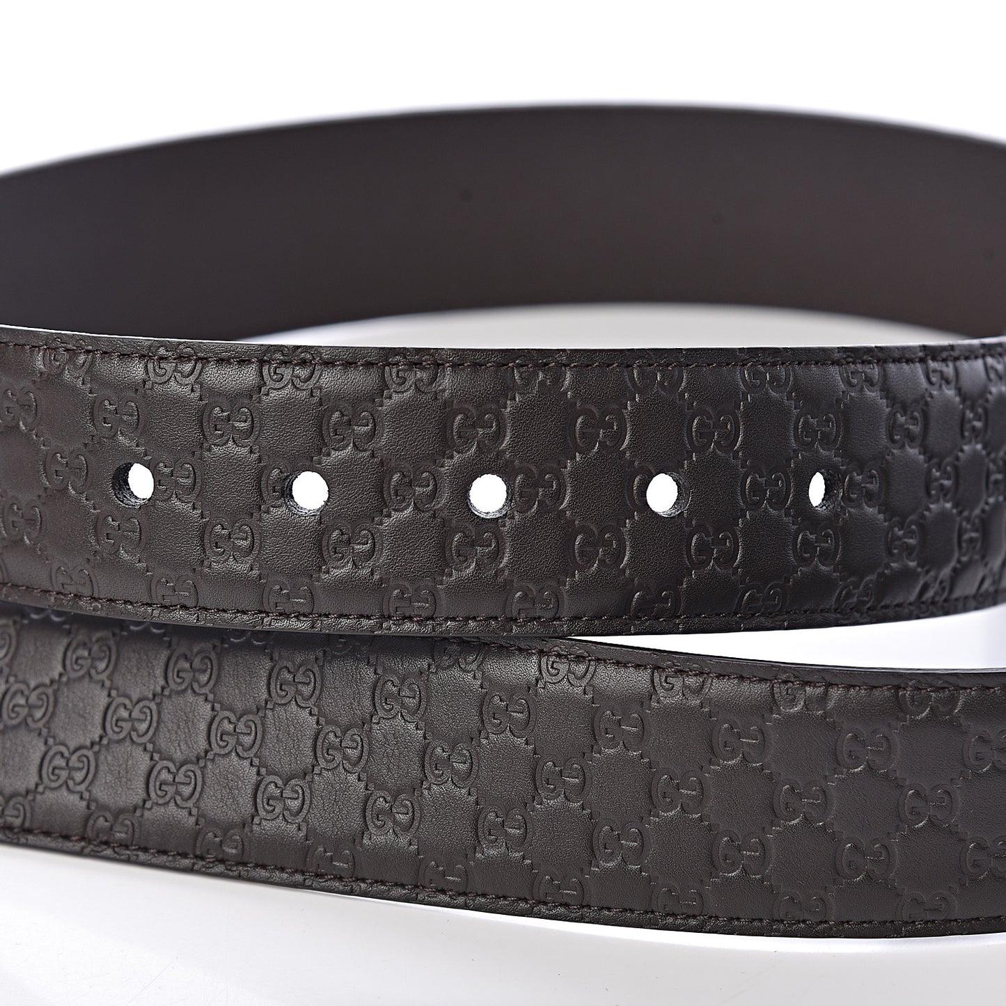 Microguccissima Belt 105 42 Dark Brown