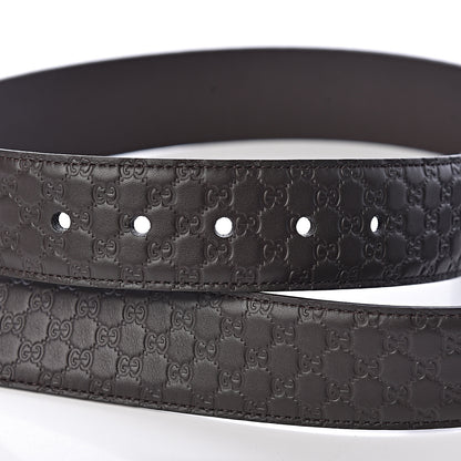 Gucci Microguccissima Belt 105 42 Dark Brown 6 of 6