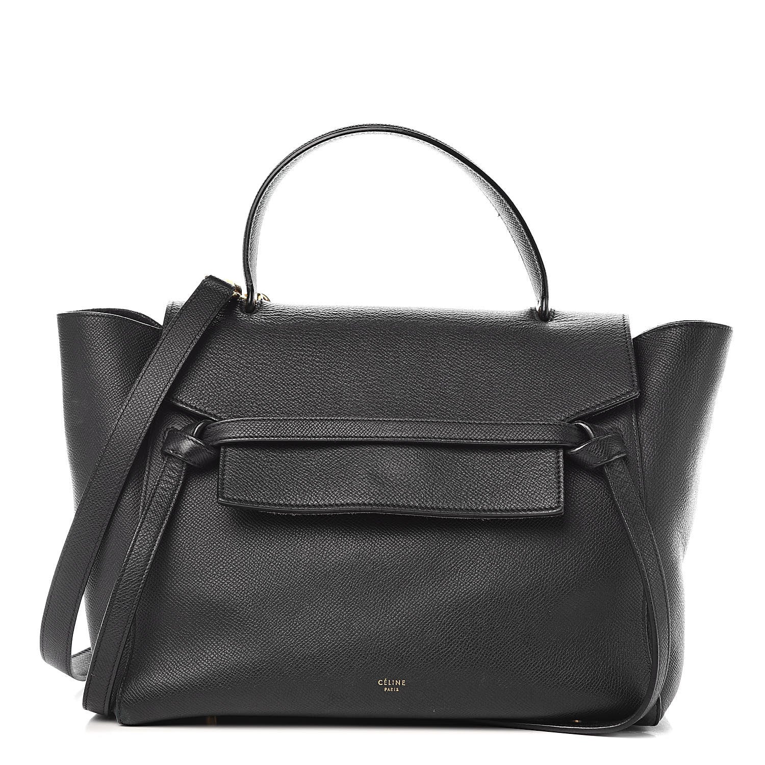 Celine Grained Calfskin Mini Belt Bag Black 1 of 11
