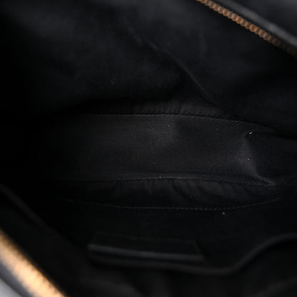 Saint Laurent Calfskin Matelasse Monogram Lou Camera Bag Black 5 of 13