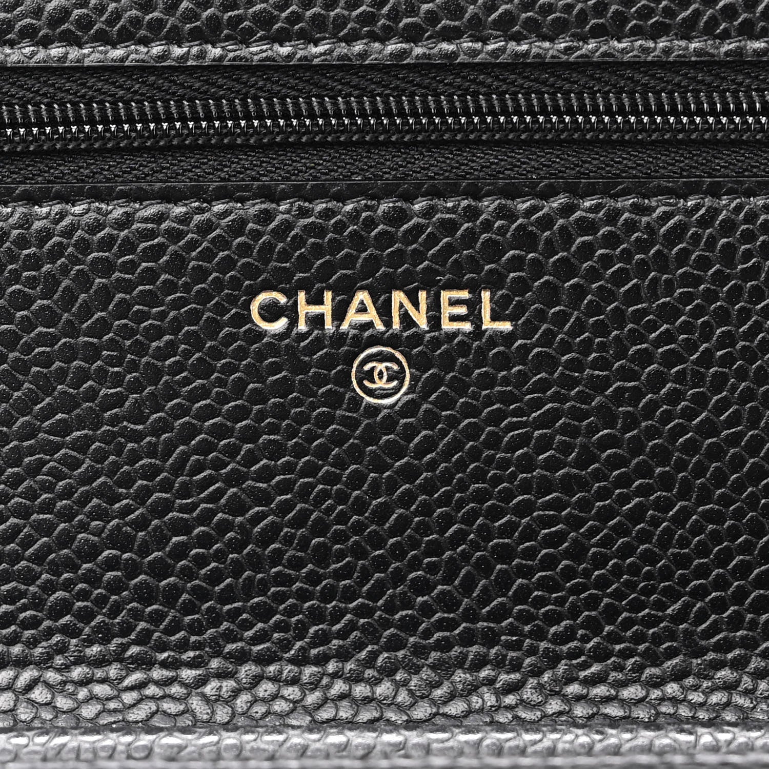 Chanel Caviar Quilted Wallet On Chain WOC Black 6 of 12