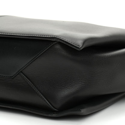 Celine Smooth Calfskin Small Tri-Fold Shoulder Bag Black 10 of 10