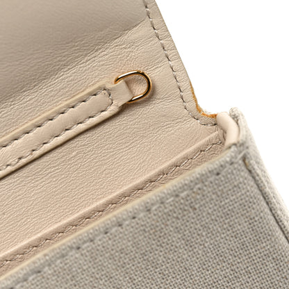 Fendi Kuban Canvas FF Embroidered Nano Baguette Charm Grezzo Multicolor 11 of 11