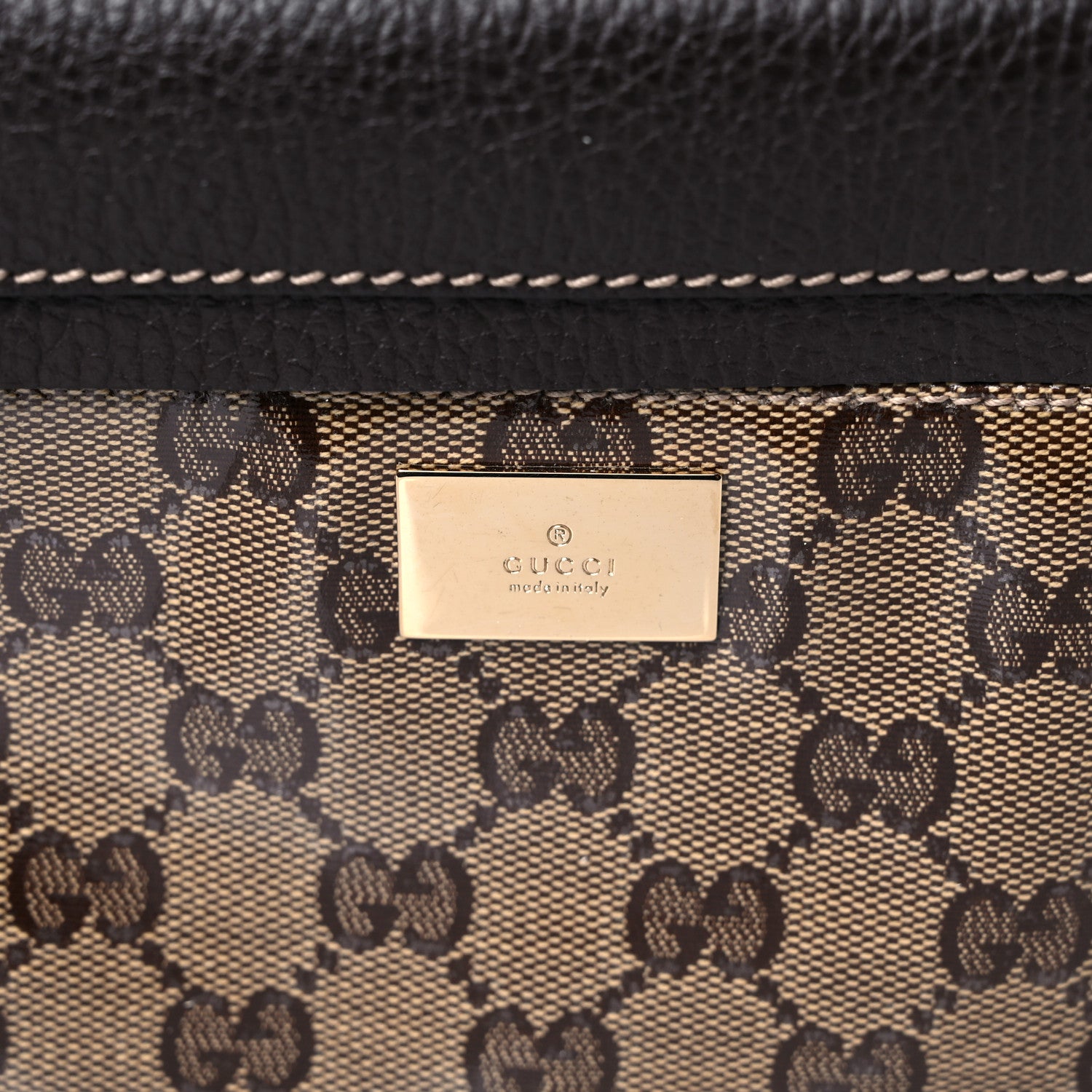Gucci Crystal Monogram Belt Bag Brown 10 of 10