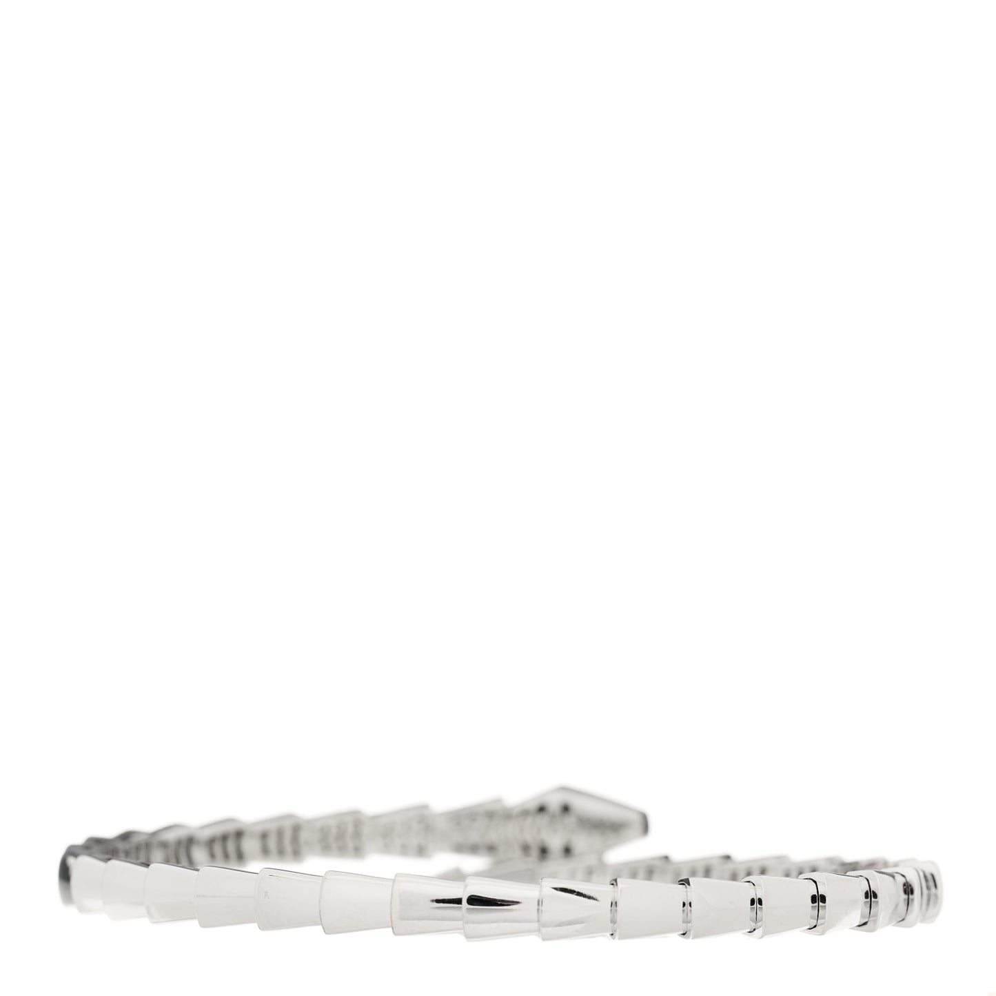 18K White Gold Serpenti Viper Bracelet M