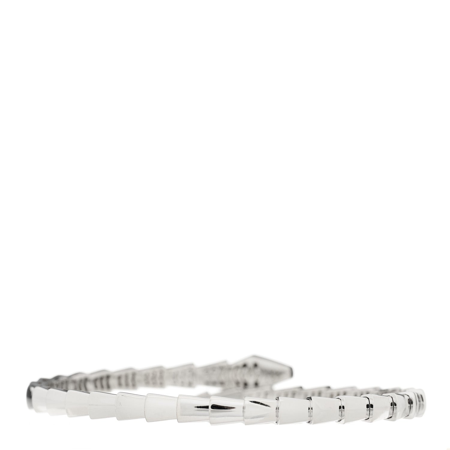 Bulgari 18K White Gold Serpenti Viper Bracelet M 2 of 4