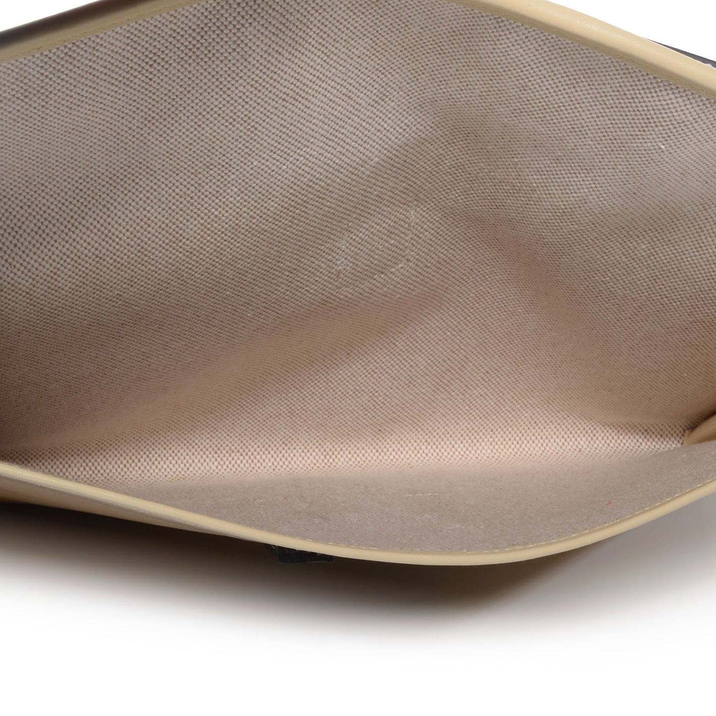 Box Tri-Color Jige PM Clutch Tabac Camel Ardoise Parchemin