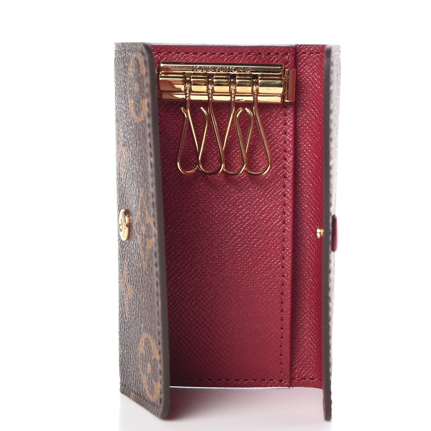 Monogram 4 Key Multicles Holder Fuchsia