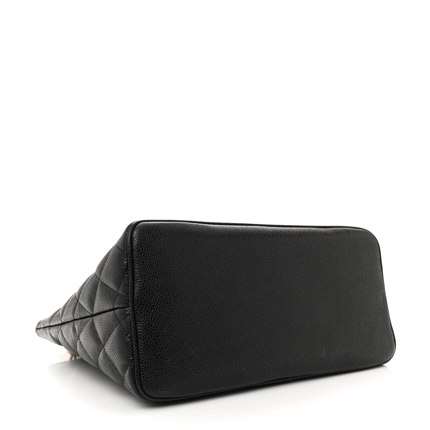 Caviar Quilted Medallion Tote Black