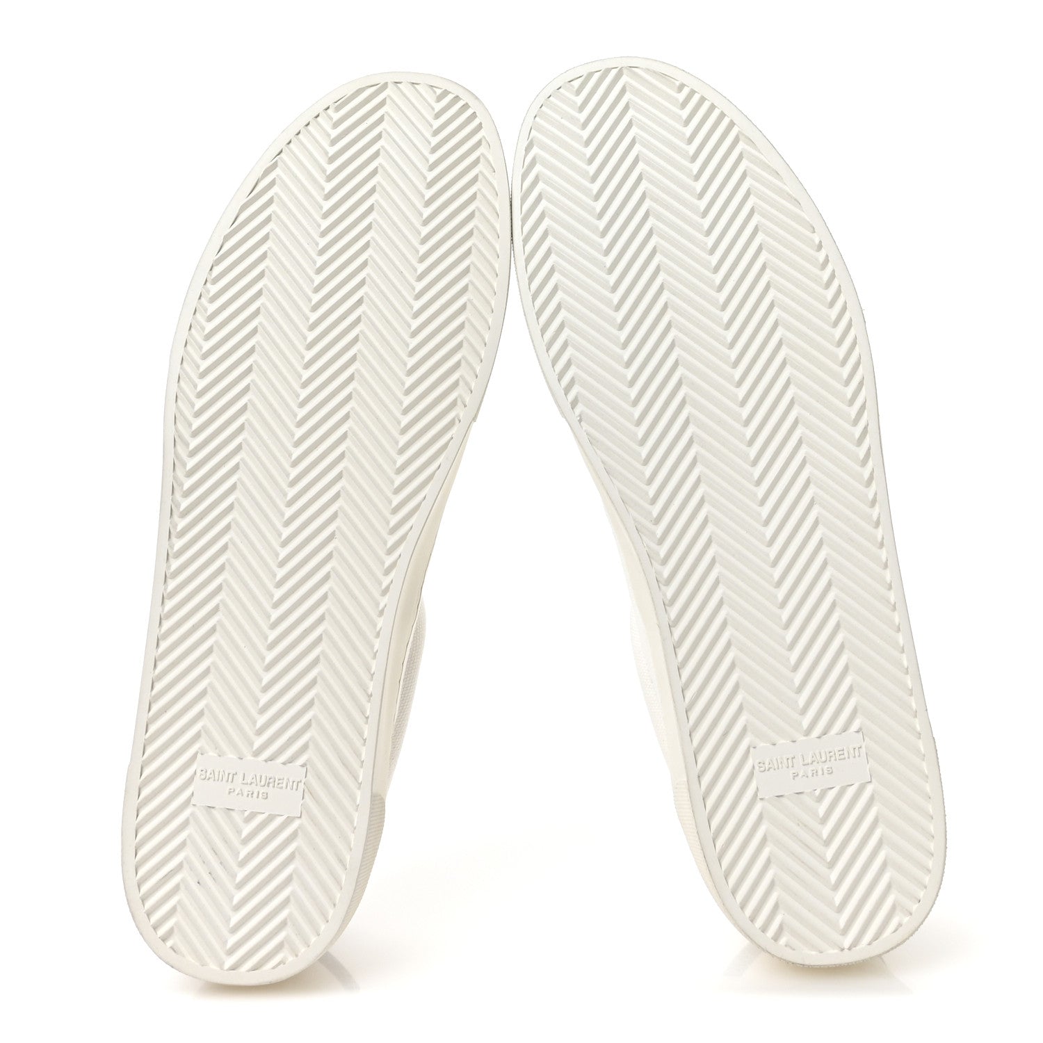 Saint Laurent Canvas Venice Sneakers 45.5 White 6 of 8