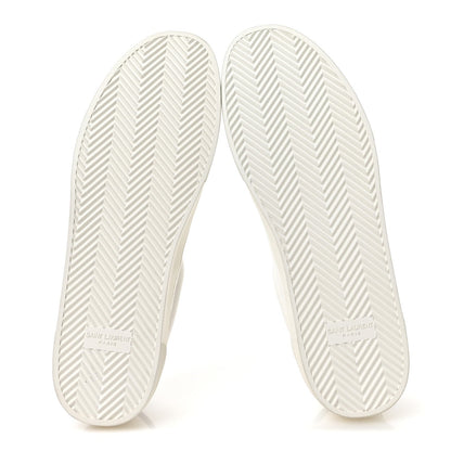 Saint Laurent Canvas Venice Sneakers 45.5 White 6 of 8