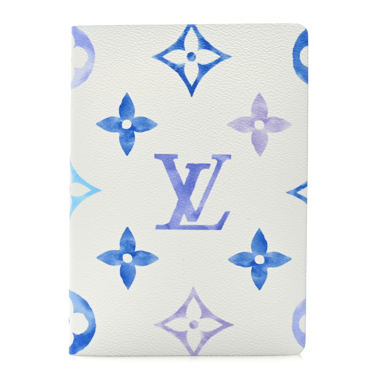 Monogram Watercolor Clemence Notebook Blue