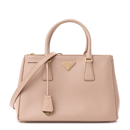 Prada Saffiano Small Galleria Double Zip Tote Cammeo 1 of 12
